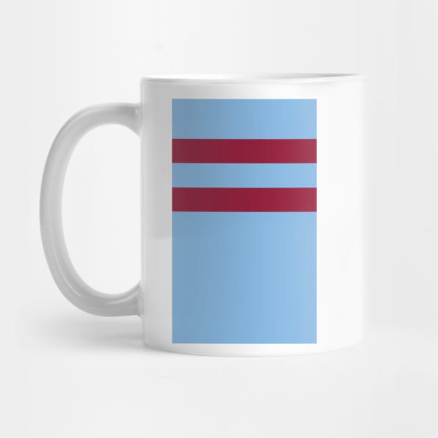 West Ham 1966 Claret Maroon Bars Away by Culture-Factory